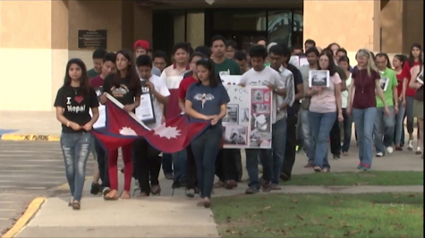 Nepalese students take action