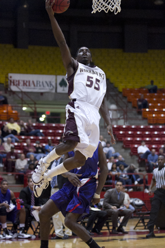 Exciting game by Warhawks ends in loss to Stephen F. Austin, 65-64