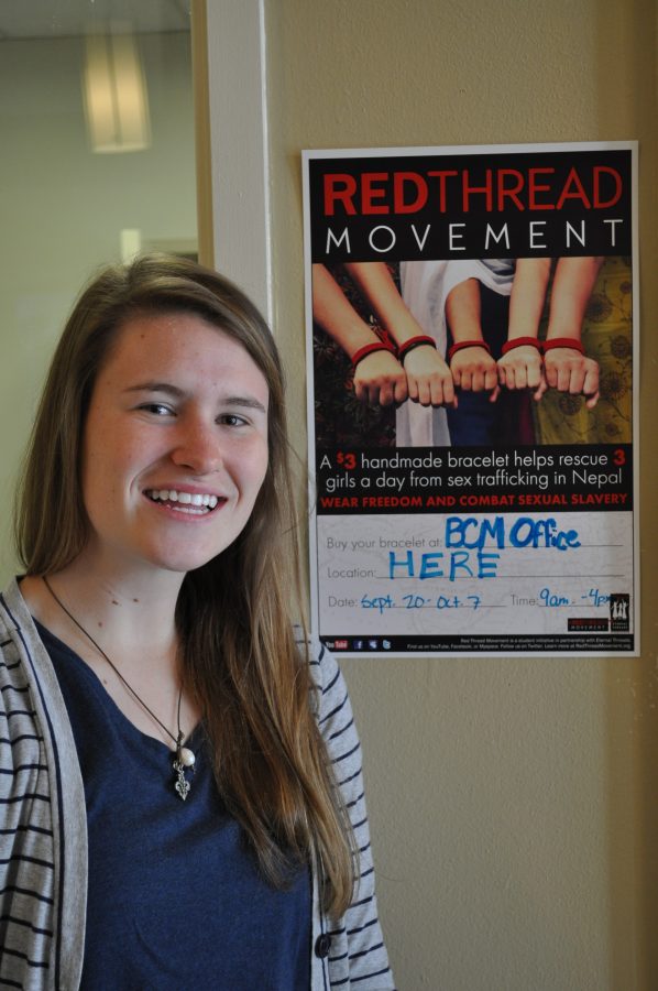 Skylar Robinson advocates the Red Thread Movement at the BCM.