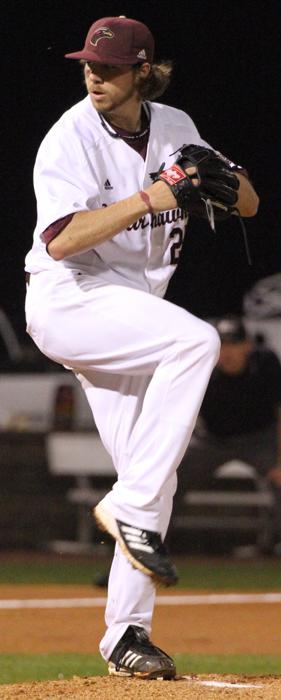 ULM pitcher Randy Zeigler has been named the All State pitcher of the week
