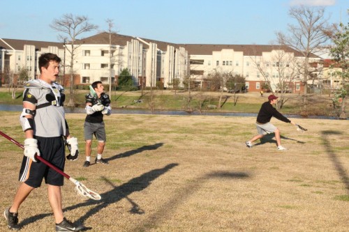 Students score with lacrosse team