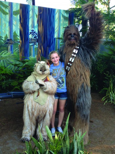 Courtnie Pollard at Disney World