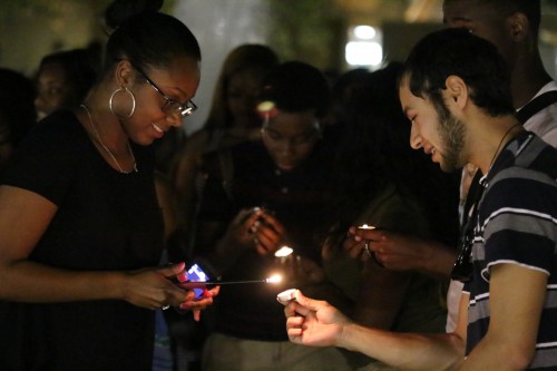 Students remember 9/11 victims at vigil