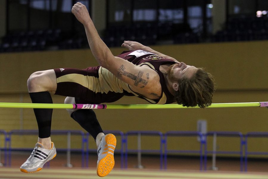 February 22, 2016:  Day one of the Sunbelt 2016 Indoor Track & Field Championship