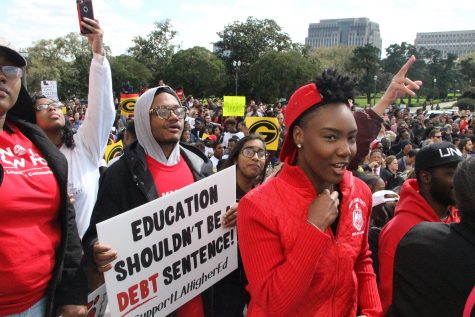 No more cuts: students rally at state capitol to prevent higher education cuts