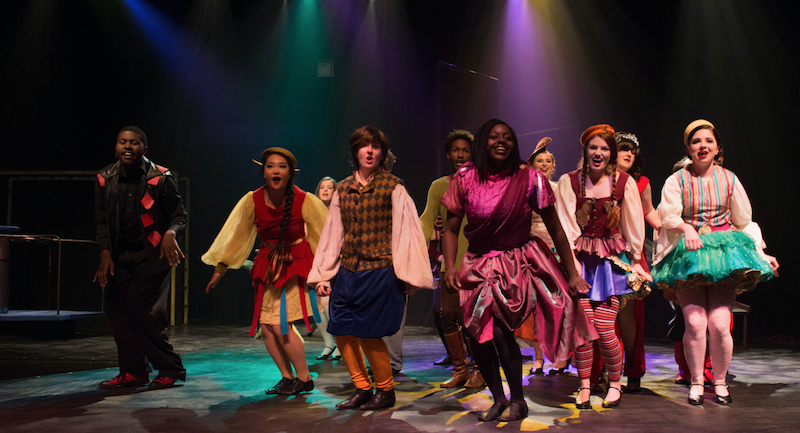 The cast of "Pippin" performs the opening number, "Magic to Do."