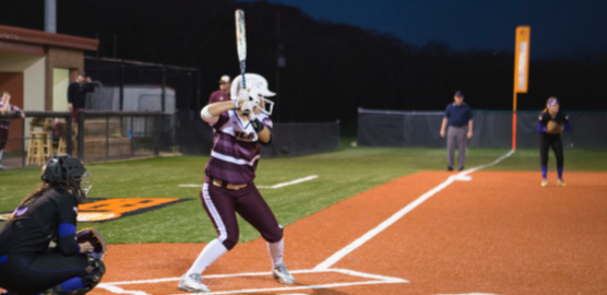 Jayden Mount looks to get on base and put her team ahead.