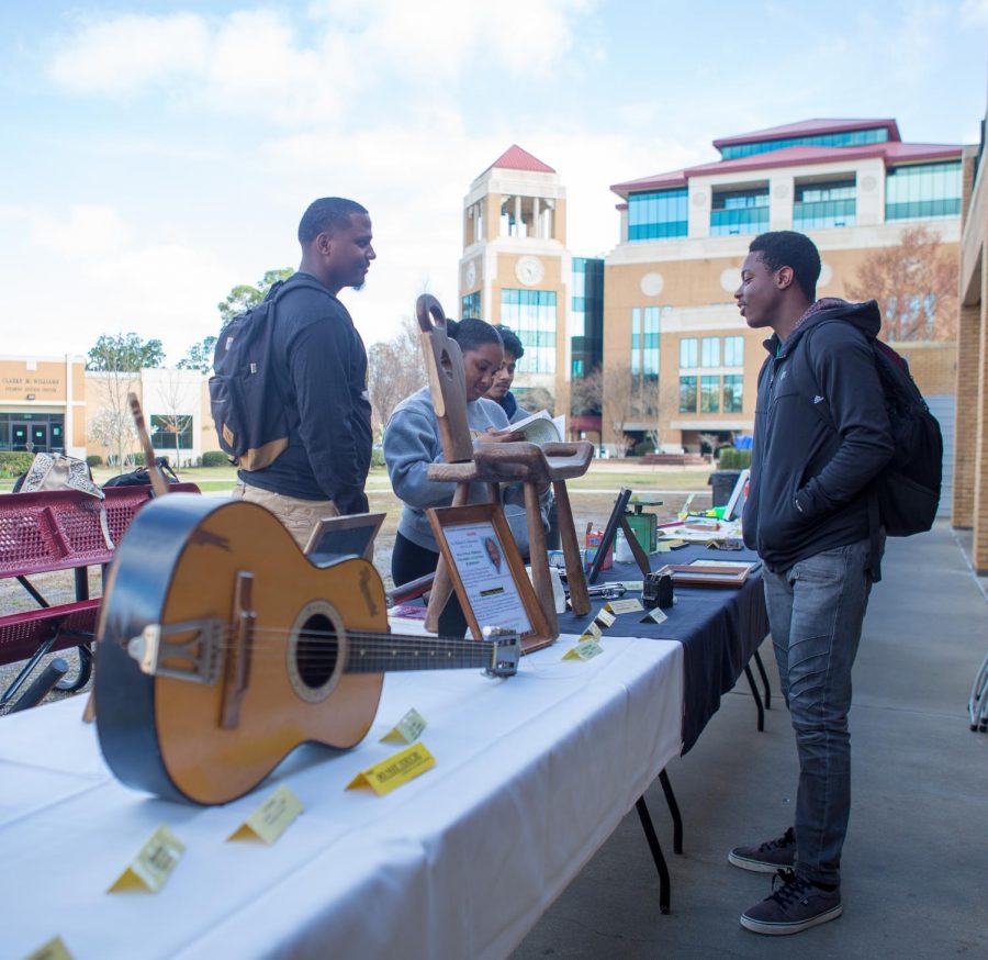 Traveling Black Inventors and Scientists Museum visits campus