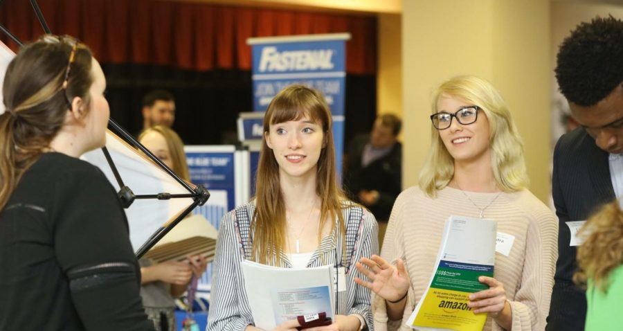 Job+fair+brings+employment++to+students