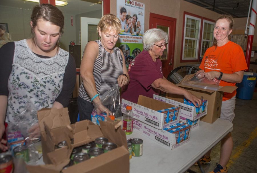 Rock music brings community together at local food bank