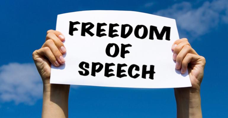 Would you die for freedom of speech?