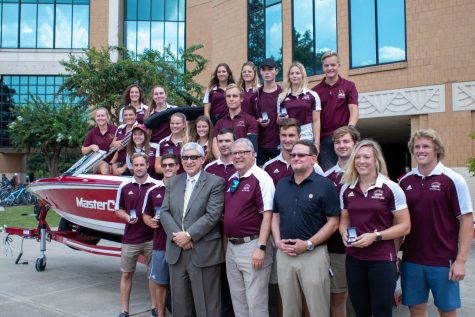 Team receives boat prior to national championship
