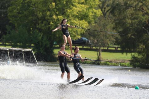 Water ski team displays talent at bayou show