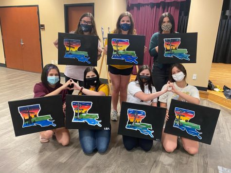 Students get creative with paint, pretzels