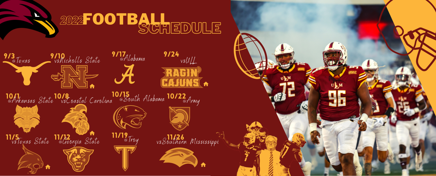 ULM Football Opens 2023 Season Against Army Saturday Night