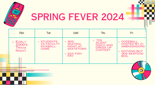 CAB, SGA release tentative Spring Fever Week schedule