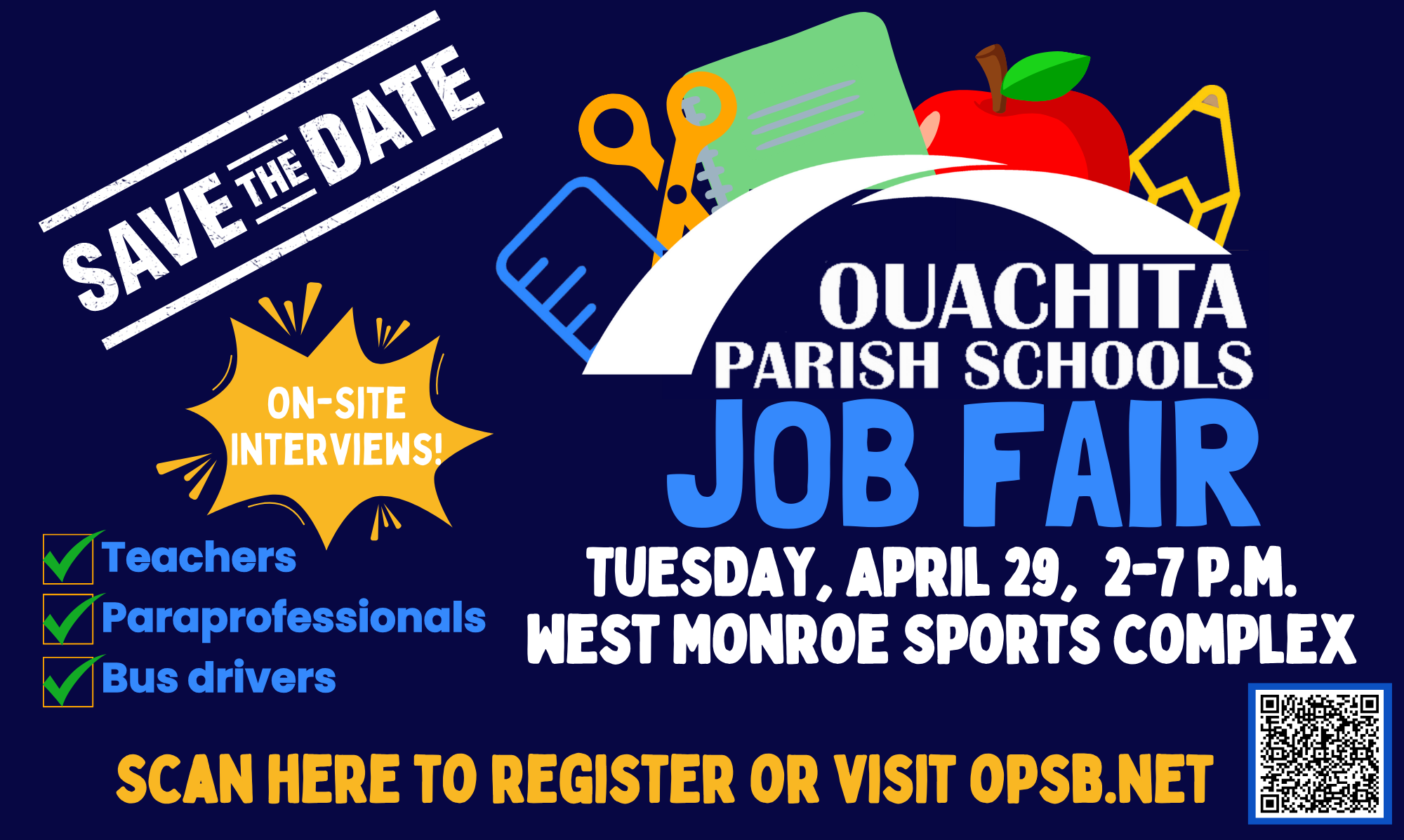 OPSB hosts job fair for teachers and paraprofessionals